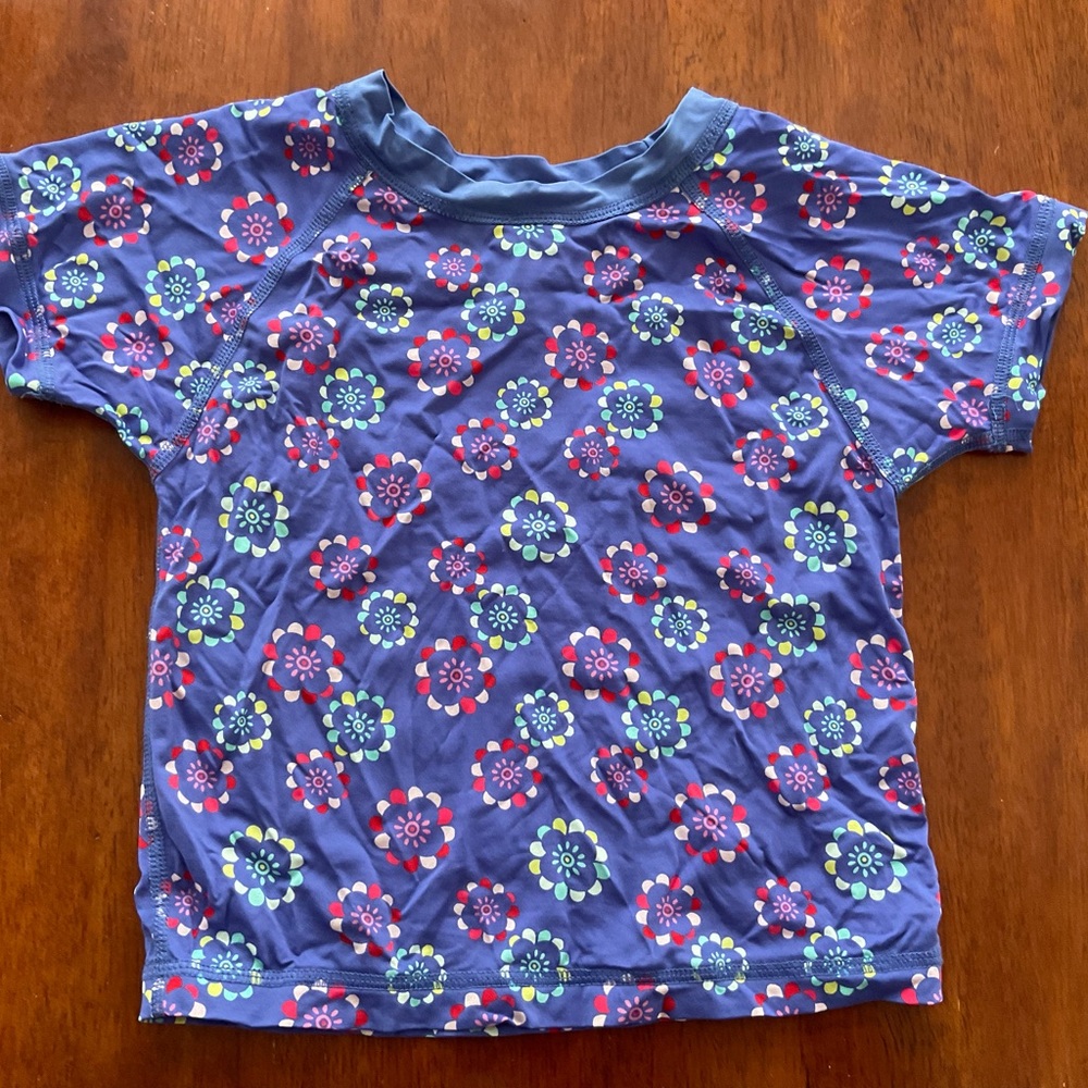 Cute Short Sleeve Swim Rashguard Top Tea Collection Brand